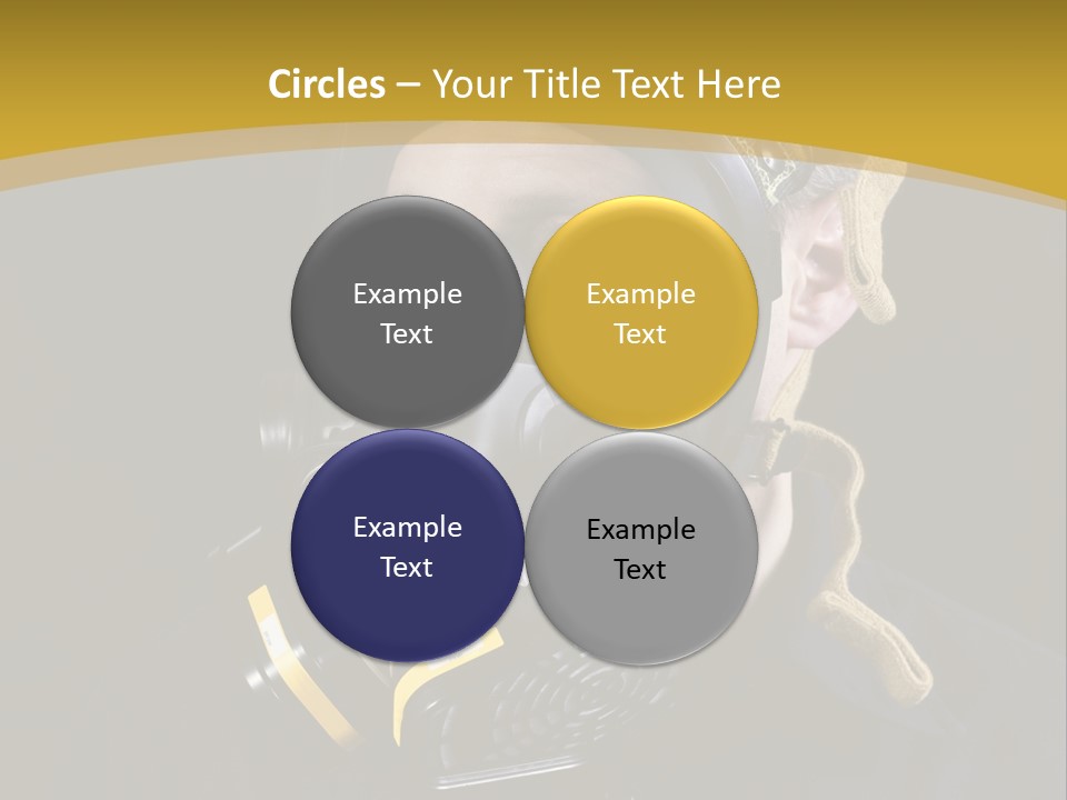 Gas Mask Respiratory Protection Personal Protective Equipment PowerPoint Template