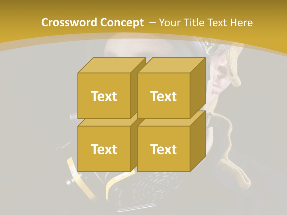 Gas Mask Respiratory Protection Personal Protective Equipment PowerPoint Template