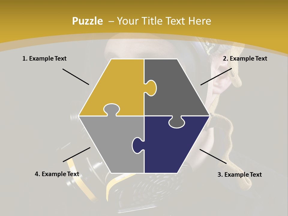 Gas Mask Respiratory Protection Personal Protective Equipment PowerPoint Template