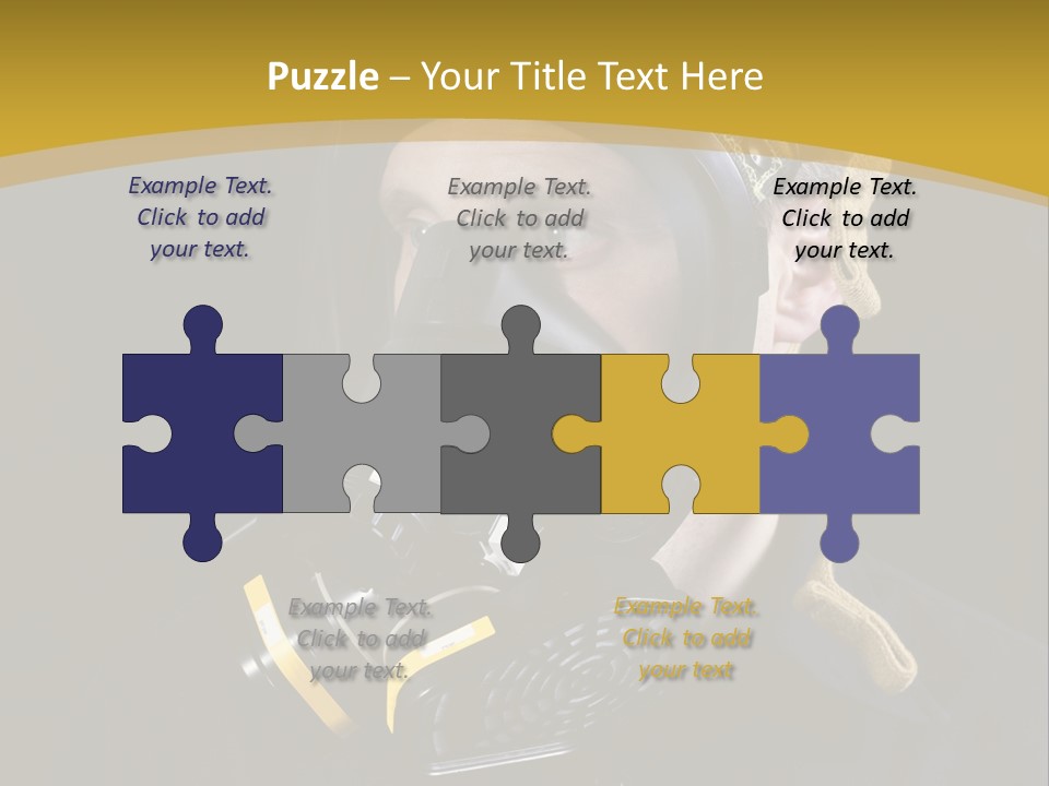 Gas Mask Respiratory Protection Personal Protective Equipment PowerPoint Template