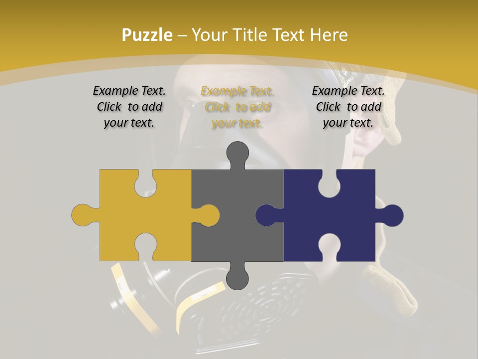 Gas Mask Respiratory Protection Personal Protective Equipment PowerPoint Template