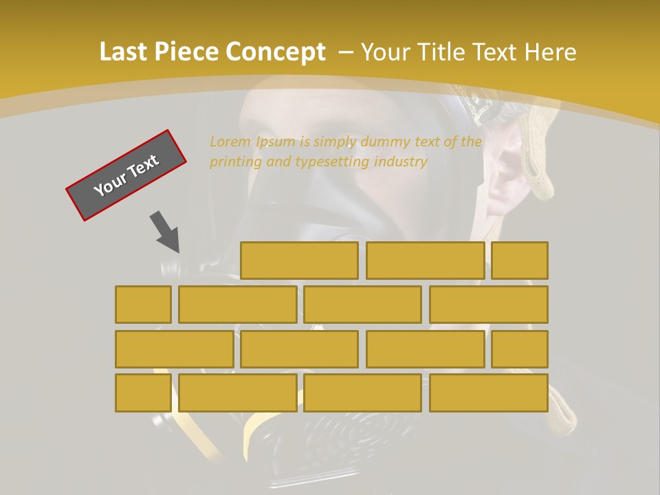 Gas Mask Respiratory Protection Personal Protective Equipment PowerPoint Template