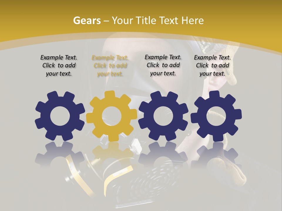 Gas Mask Respiratory Protection Personal Protective Equipment PowerPoint Template