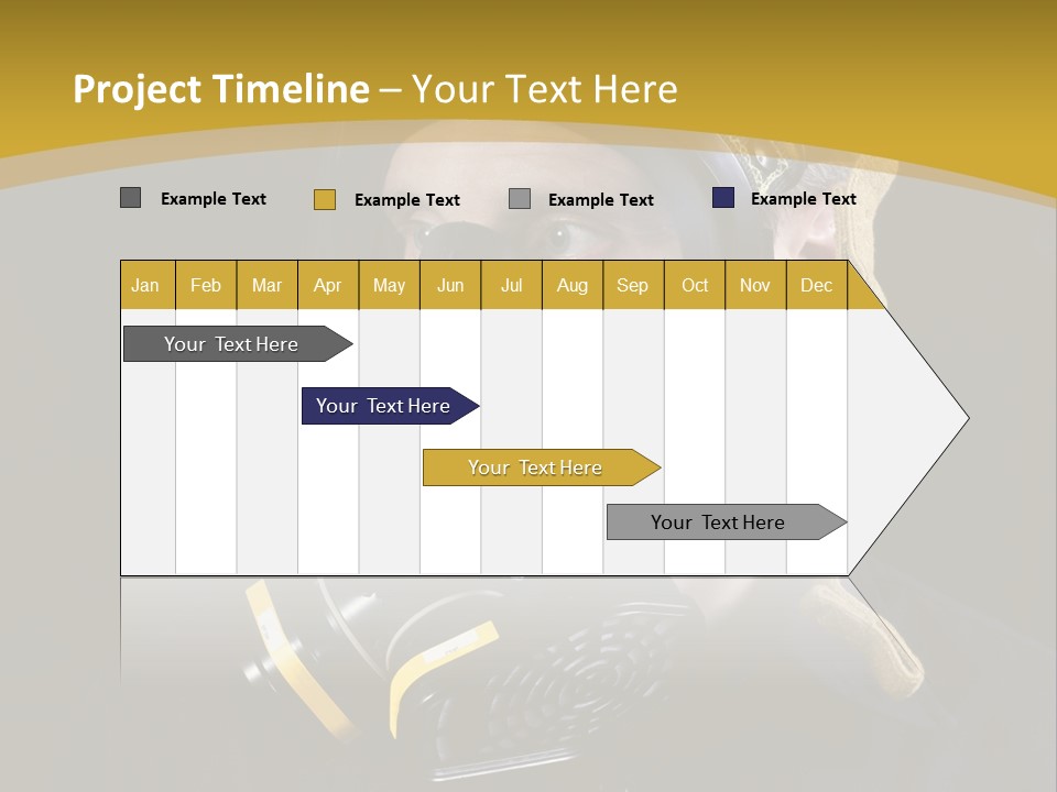 Gas Mask Respiratory Protection Personal Protective Equipment PowerPoint Template