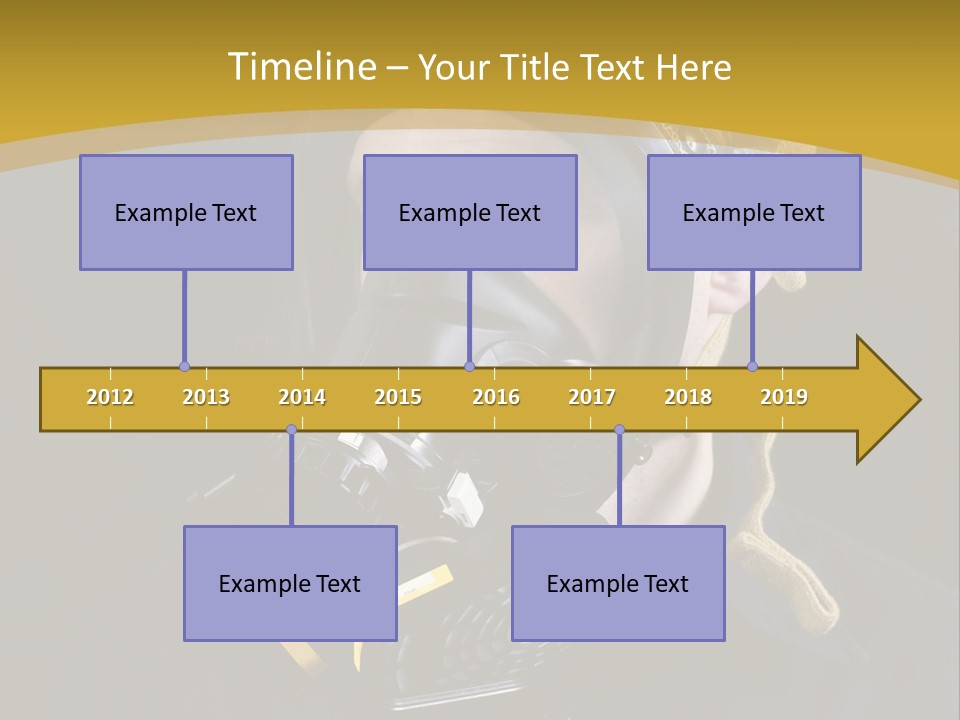 Gas Mask Respiratory Protection Personal Protective Equipment PowerPoint Template
