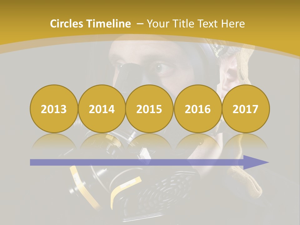 Gas Mask Respiratory Protection Personal Protective Equipment PowerPoint Template