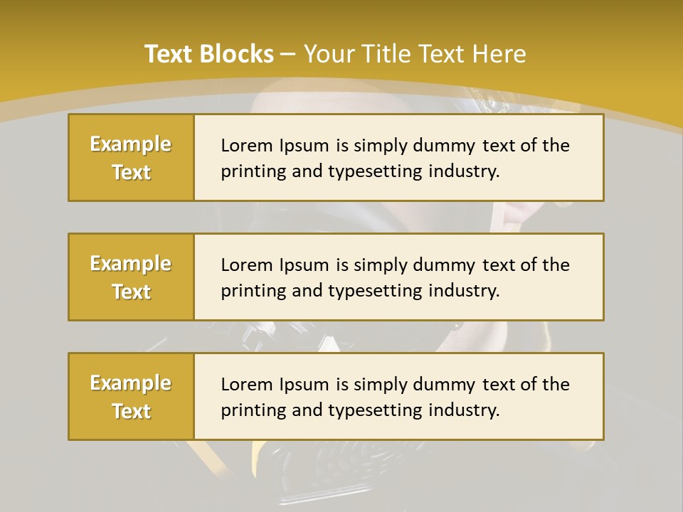 Gas Mask Respiratory Protection Personal Protective Equipment PowerPoint Template
