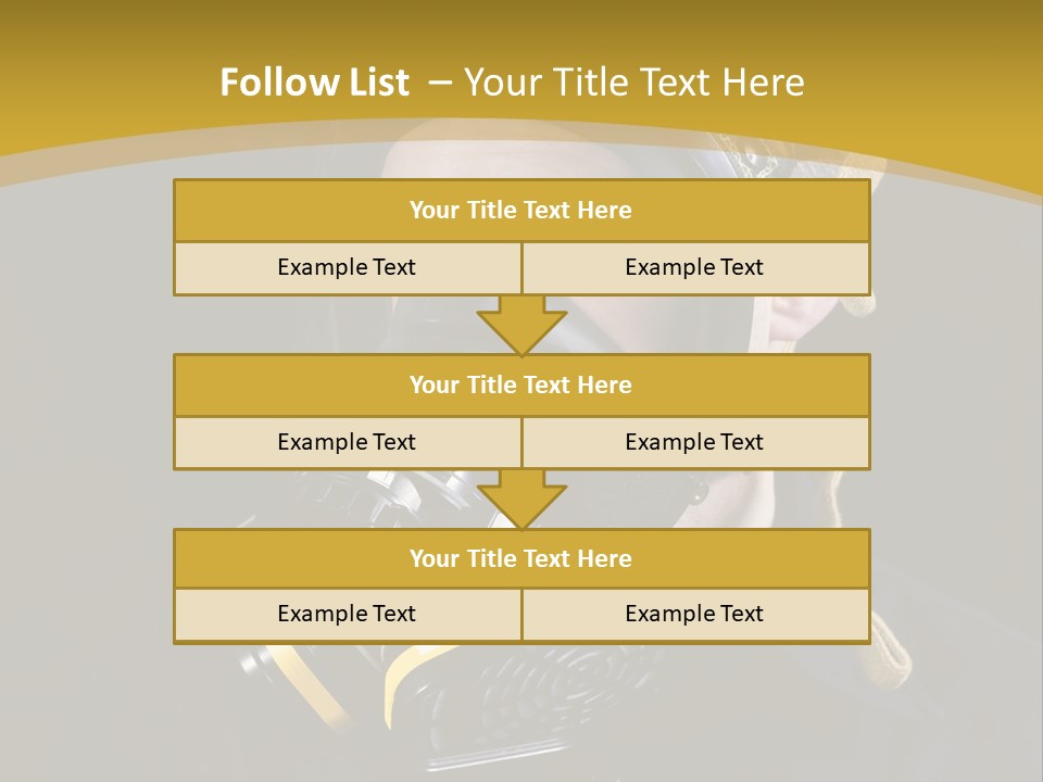 Gas Mask Respiratory Protection Personal Protective Equipment PowerPoint Template