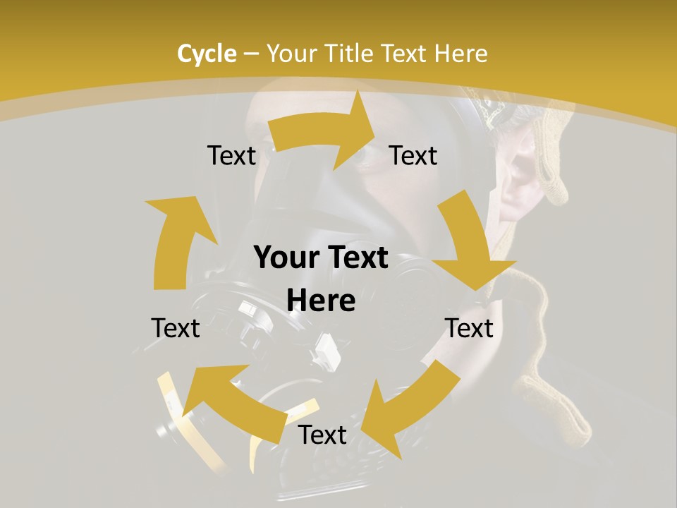 Gas Mask Respiratory Protection Personal Protective Equipment PowerPoint Template