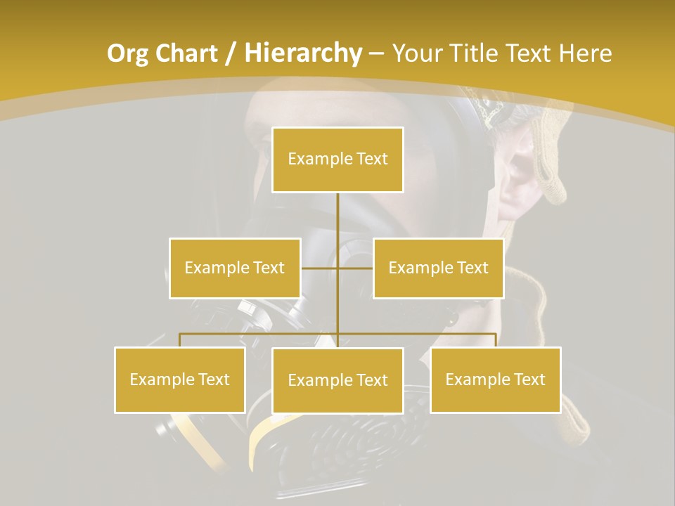 Gas Mask Respiratory Protection Personal Protective Equipment PowerPoint Template