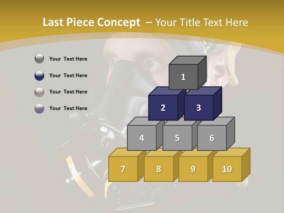 Gas Mask Respiratory Protection Personal Protective Equipment PowerPoint Template