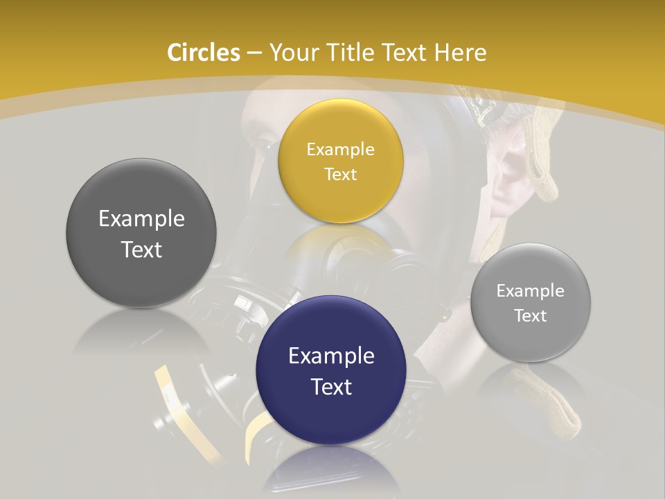 Gas Mask Respiratory Protection Personal Protective Equipment PowerPoint Template