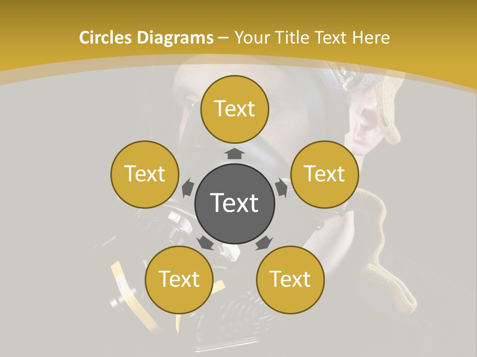 Gas Mask Respiratory Protection Personal Protective Equipment PowerPoint Template