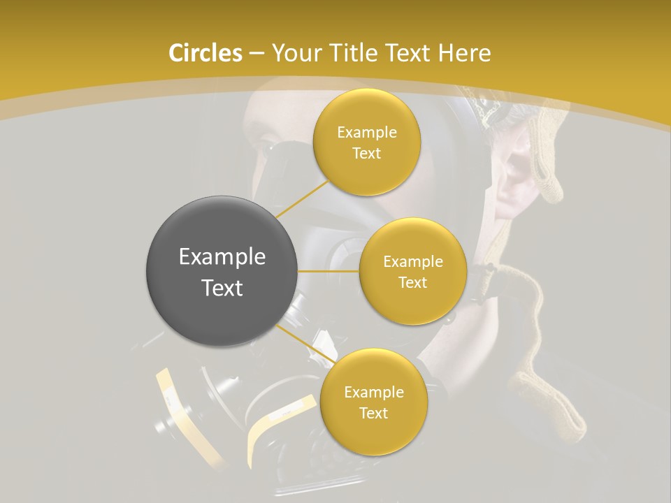 Gas Mask Respiratory Protection Personal Protective Equipment PowerPoint Template