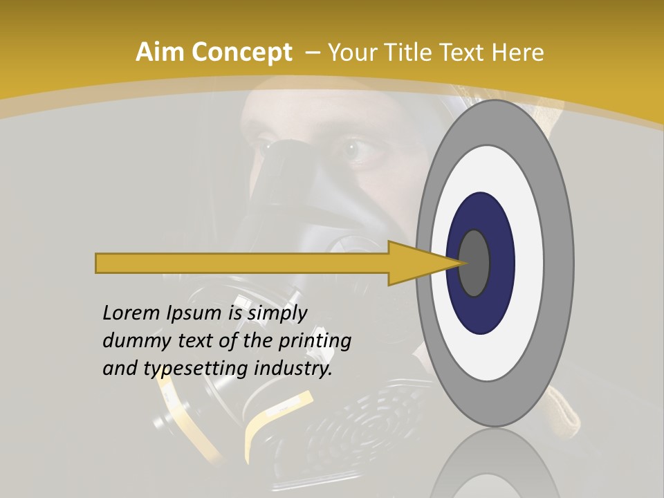 Gas Mask Respiratory Protection Personal Protective Equipment PowerPoint Template