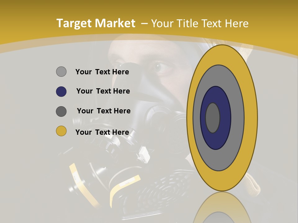 Gas Mask Respiratory Protection Personal Protective Equipment PowerPoint Template