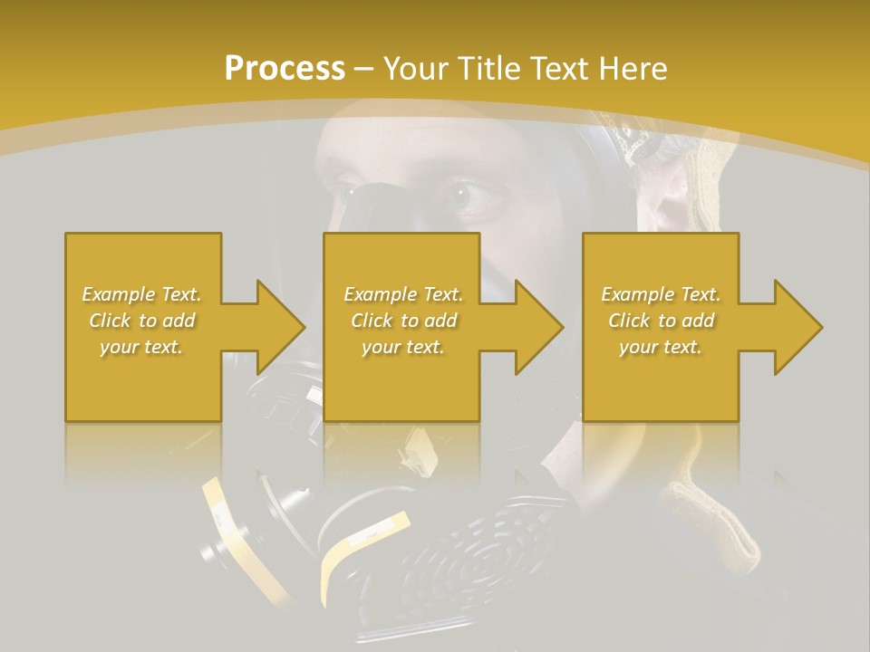 Gas Mask Respiratory Protection Personal Protective Equipment PowerPoint Template