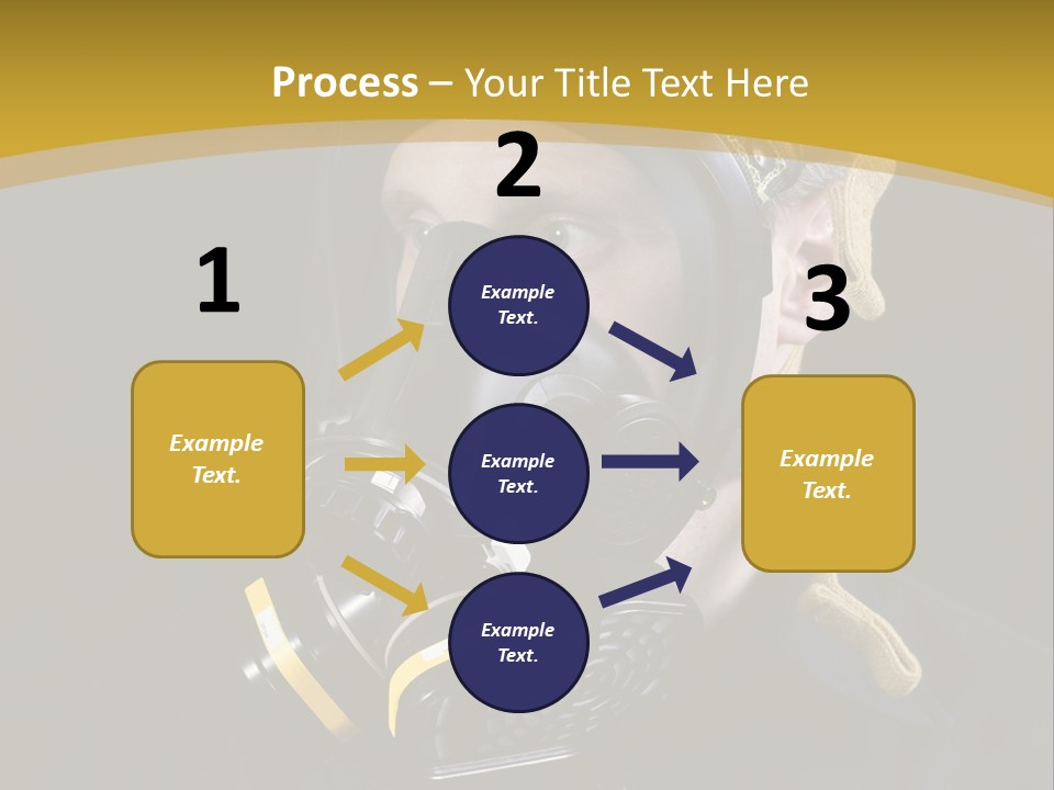 Gas Mask Respiratory Protection Personal Protective Equipment PowerPoint Template