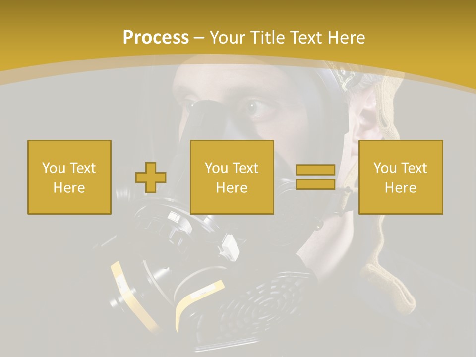 Gas Mask Respiratory Protection Personal Protective Equipment PowerPoint Template