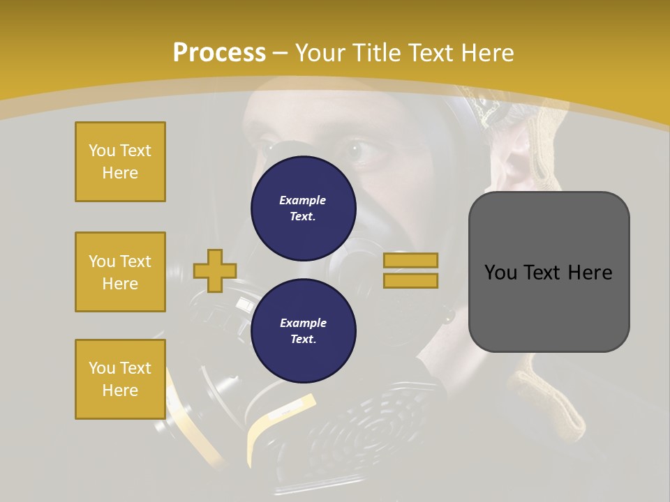 Gas Mask Respiratory Protection Personal Protective Equipment PowerPoint Template