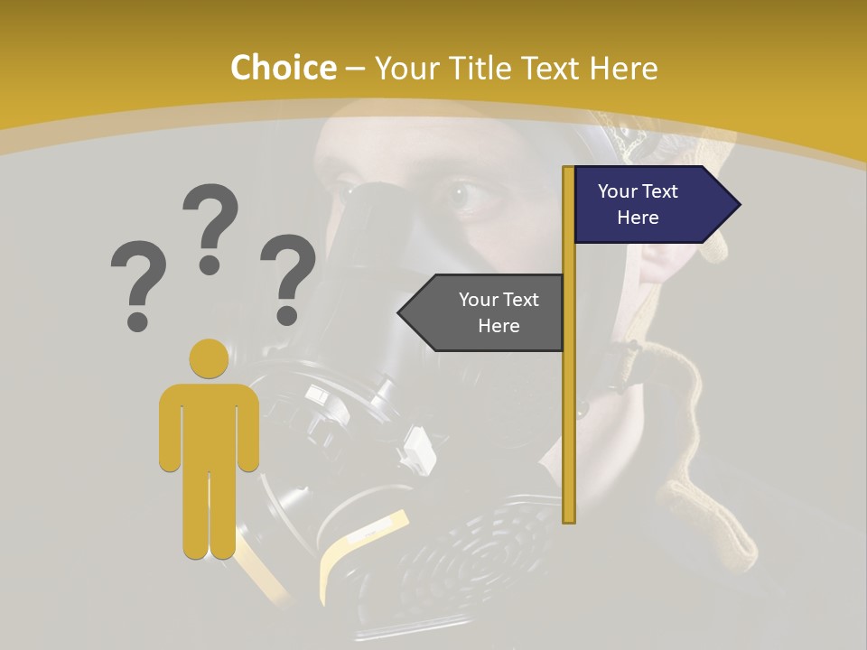 Gas Mask Respiratory Protection Personal Protective Equipment PowerPoint Template