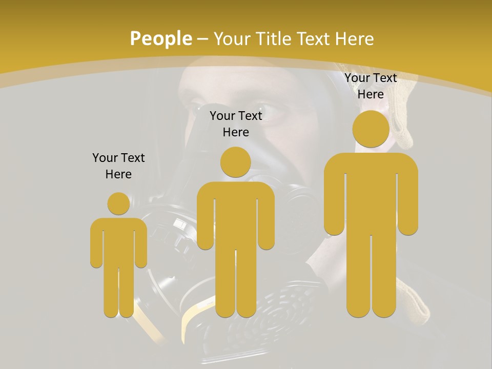 Gas Mask Respiratory Protection Personal Protective Equipment PowerPoint Template