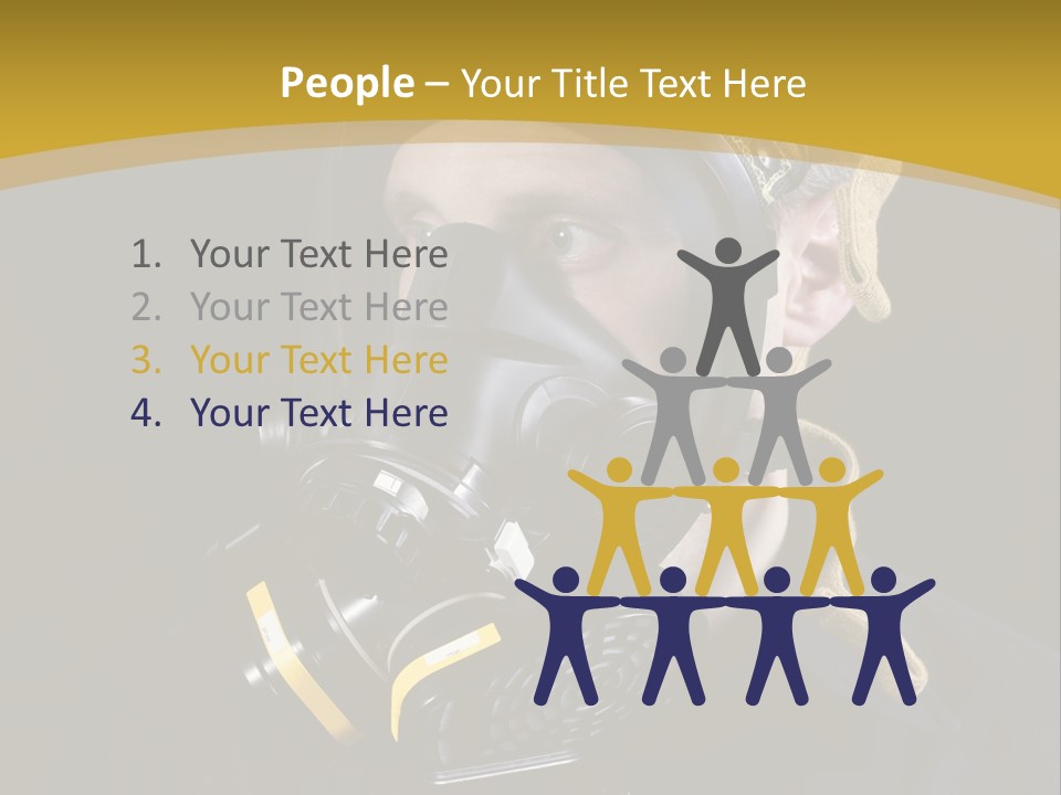 Gas Mask Respiratory Protection Personal Protective Equipment PowerPoint Template