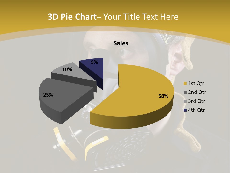 Gas Mask Respiratory Protection Personal Protective Equipment PowerPoint Template