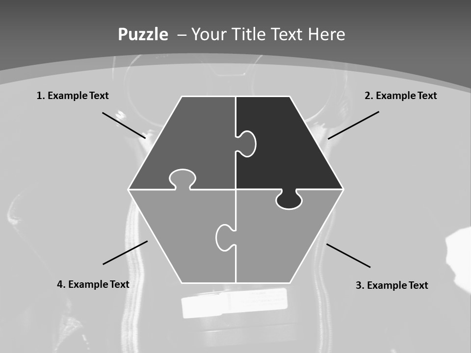 Fear Biohazard Maschera PowerPoint Template