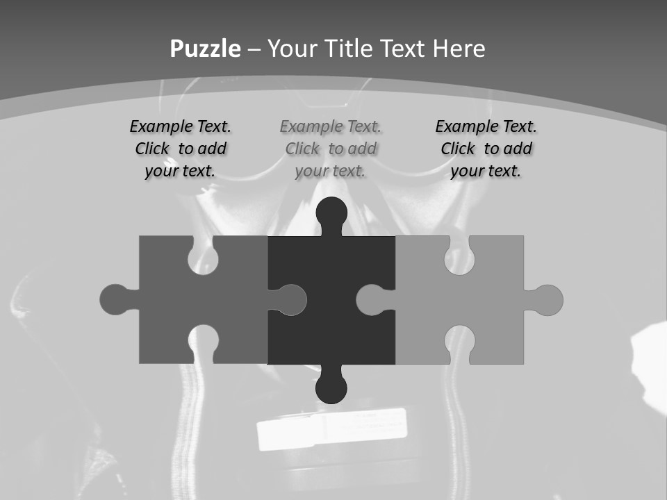 Fear Biohazard Maschera PowerPoint Template