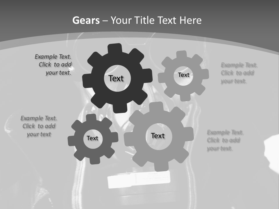 Fear Biohazard Maschera PowerPoint Template
