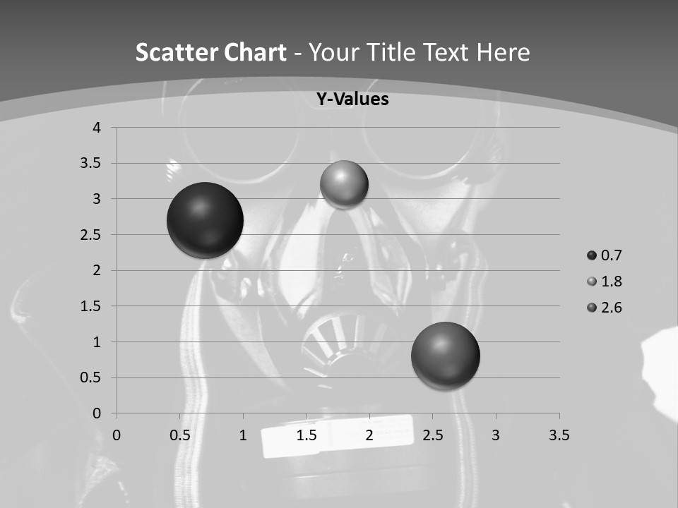 Fear Biohazard Maschera PowerPoint Template