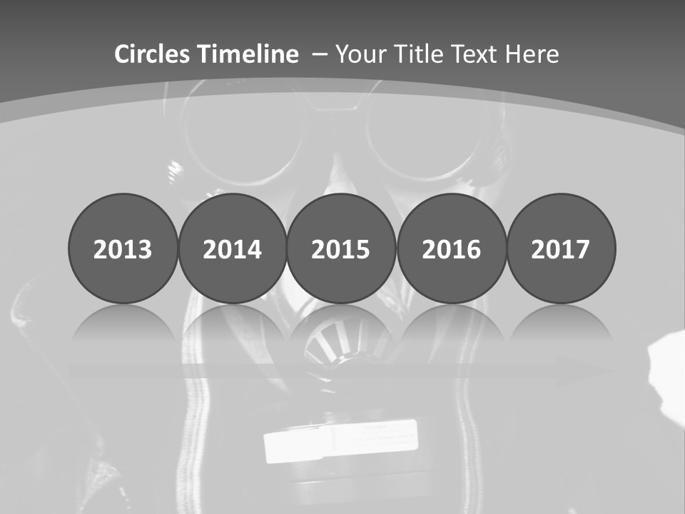 Fear Biohazard Maschera PowerPoint Template