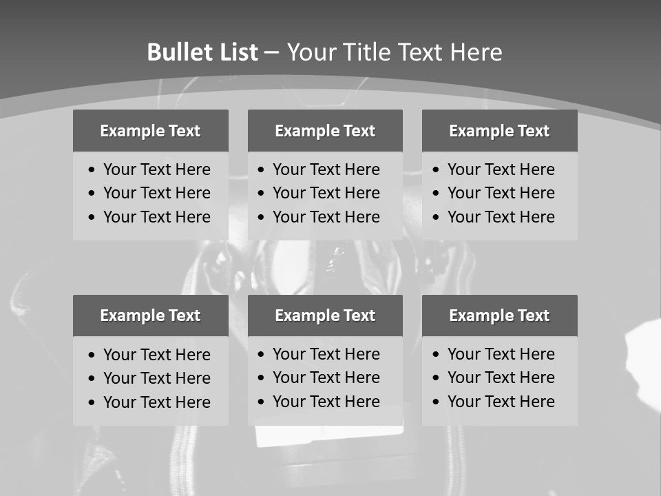 Fear Biohazard Maschera PowerPoint Template