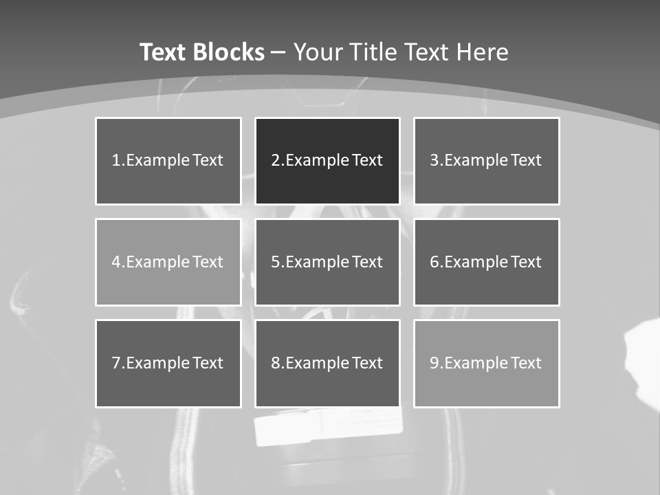 Fear Biohazard Maschera PowerPoint Template