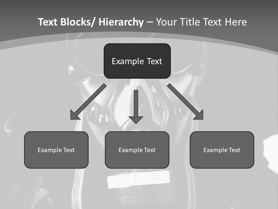 Fear Biohazard Maschera PowerPoint Template