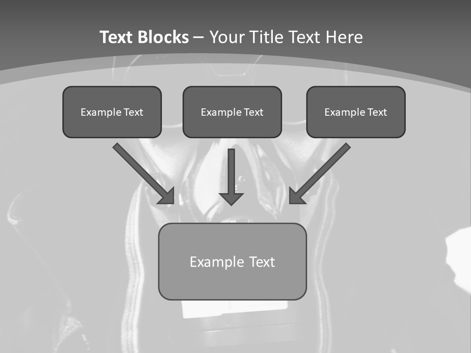 Fear Biohazard Maschera PowerPoint Template