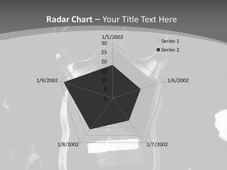 Fear Biohazard Maschera PowerPoint Template