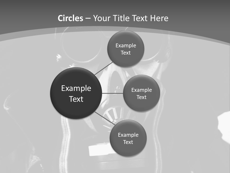 Fear Biohazard Maschera PowerPoint Template