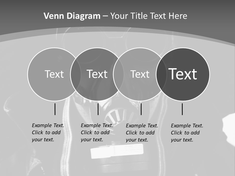 Fear Biohazard Maschera PowerPoint Template