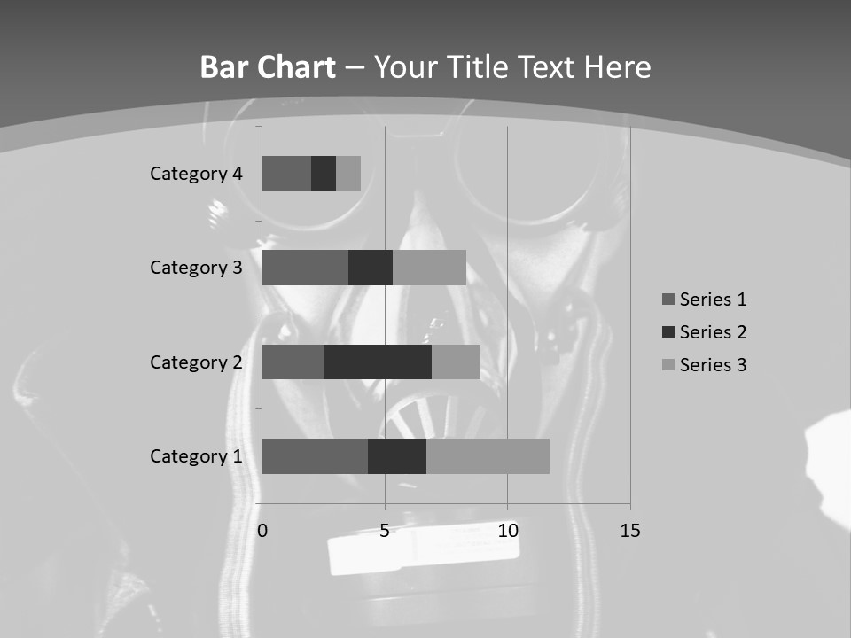 Fear Biohazard Maschera PowerPoint Template