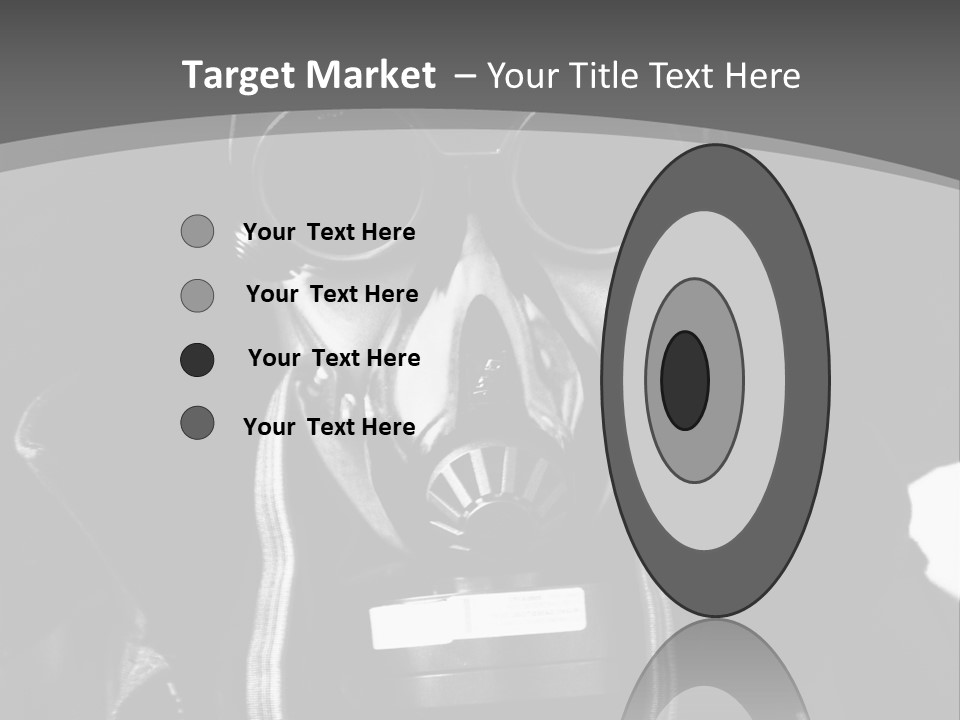 Fear Biohazard Maschera PowerPoint Template