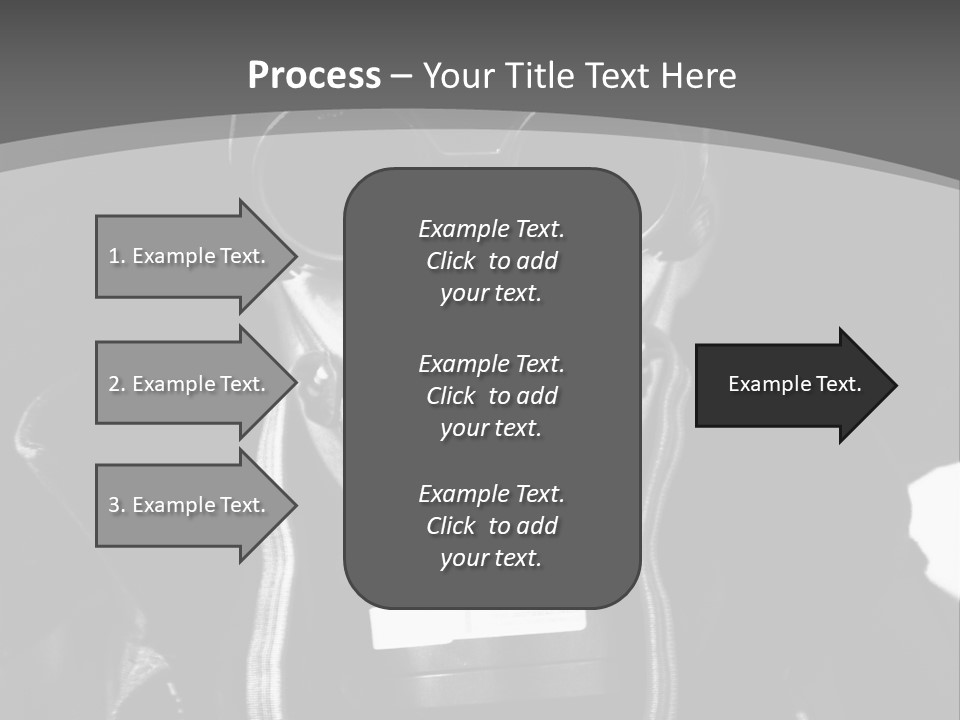Fear Biohazard Maschera PowerPoint Template