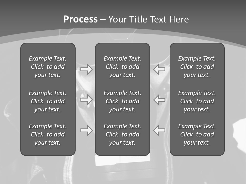 Fear Biohazard Maschera PowerPoint Template