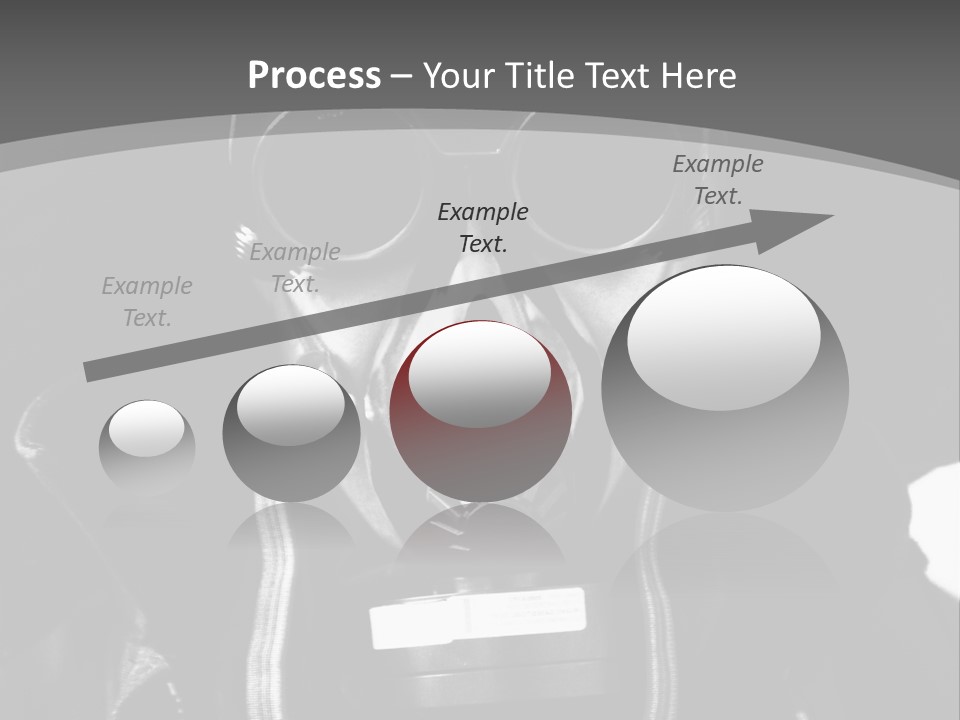 Fear Biohazard Maschera PowerPoint Template