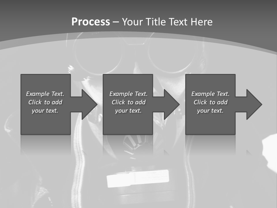 Fear Biohazard Maschera PowerPoint Template