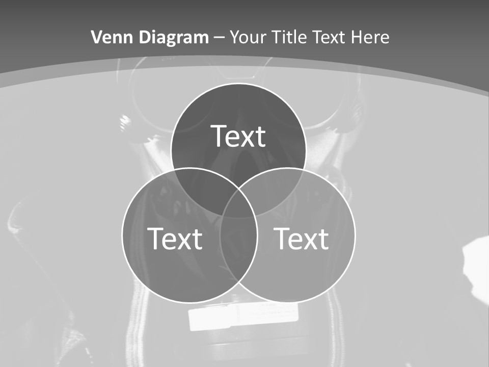 Fear Biohazard Maschera PowerPoint Template