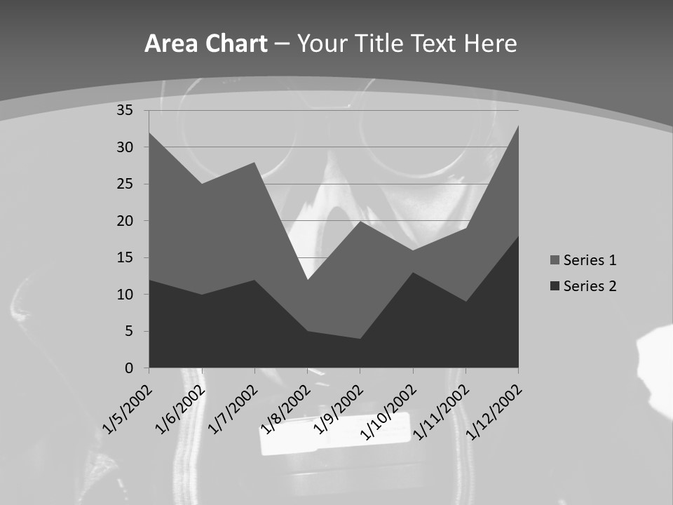 Fear Biohazard Maschera PowerPoint Template