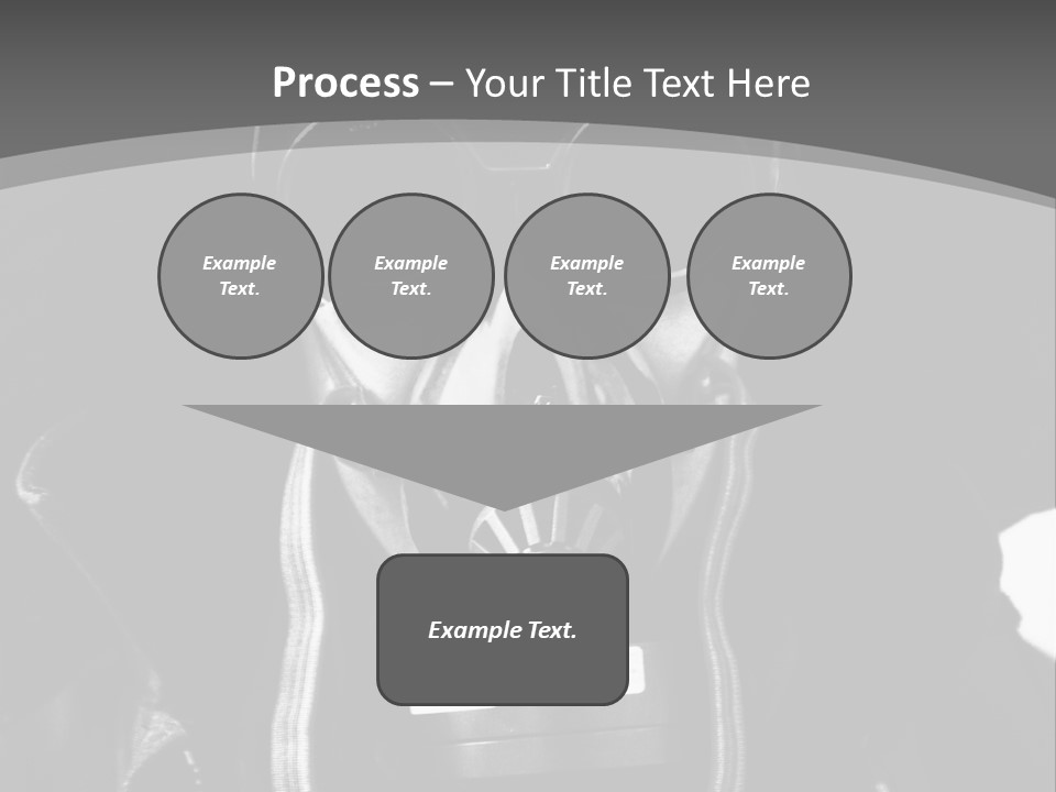 Fear Biohazard Maschera PowerPoint Template