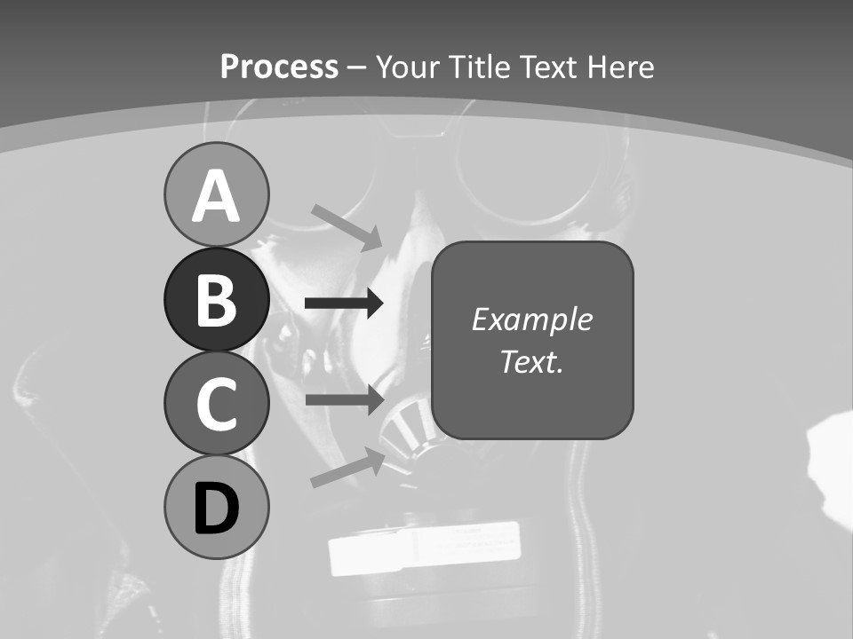 Fear Biohazard Maschera PowerPoint Template